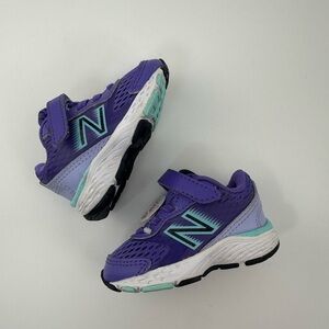 New Balance Kids Purple Sneakers